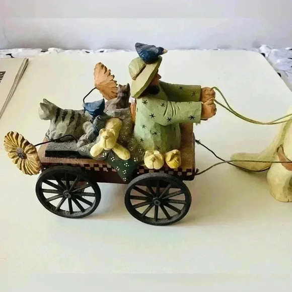 Rare WILLYRAYE STUDIO  Vintage ww2741 1999 "Kitty Delivery" Wagon - Picture 5 of 8